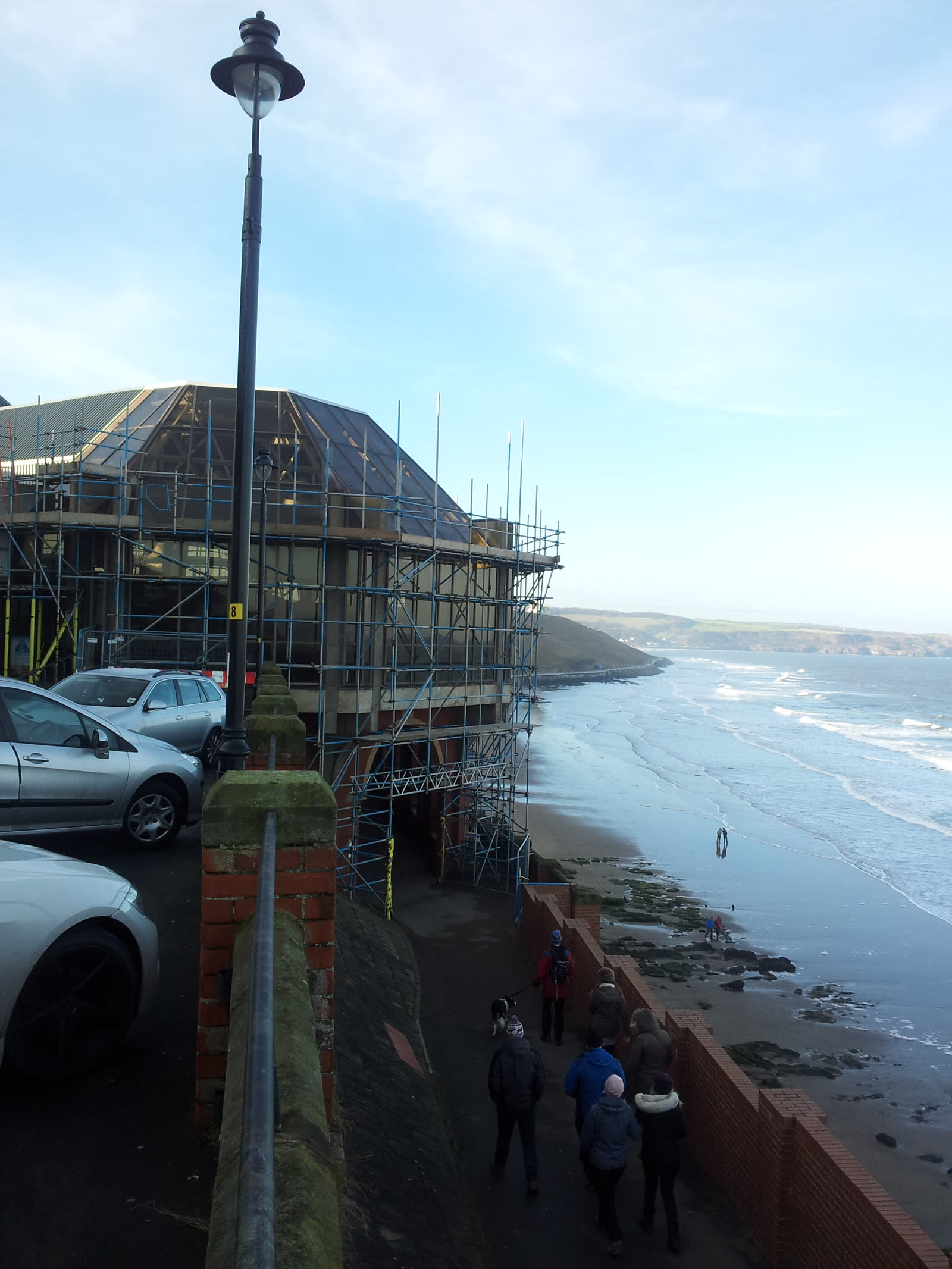 ARRT Group scaffolding on coastal building